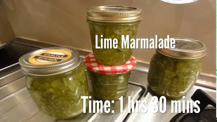 Lime Marmalade Recipe