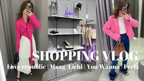 Шоппинг влог Maag, Love republic, Lichi, You Wanna, Feelz | Тренды и базовый гардероб с примеркой